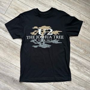 U2 Joshua Tree Tour 2017 Tee Black Small